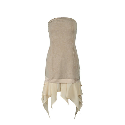 NORTH_NODE_Washed_Faded_Ruffle_Chiffon_Spliced_Women&