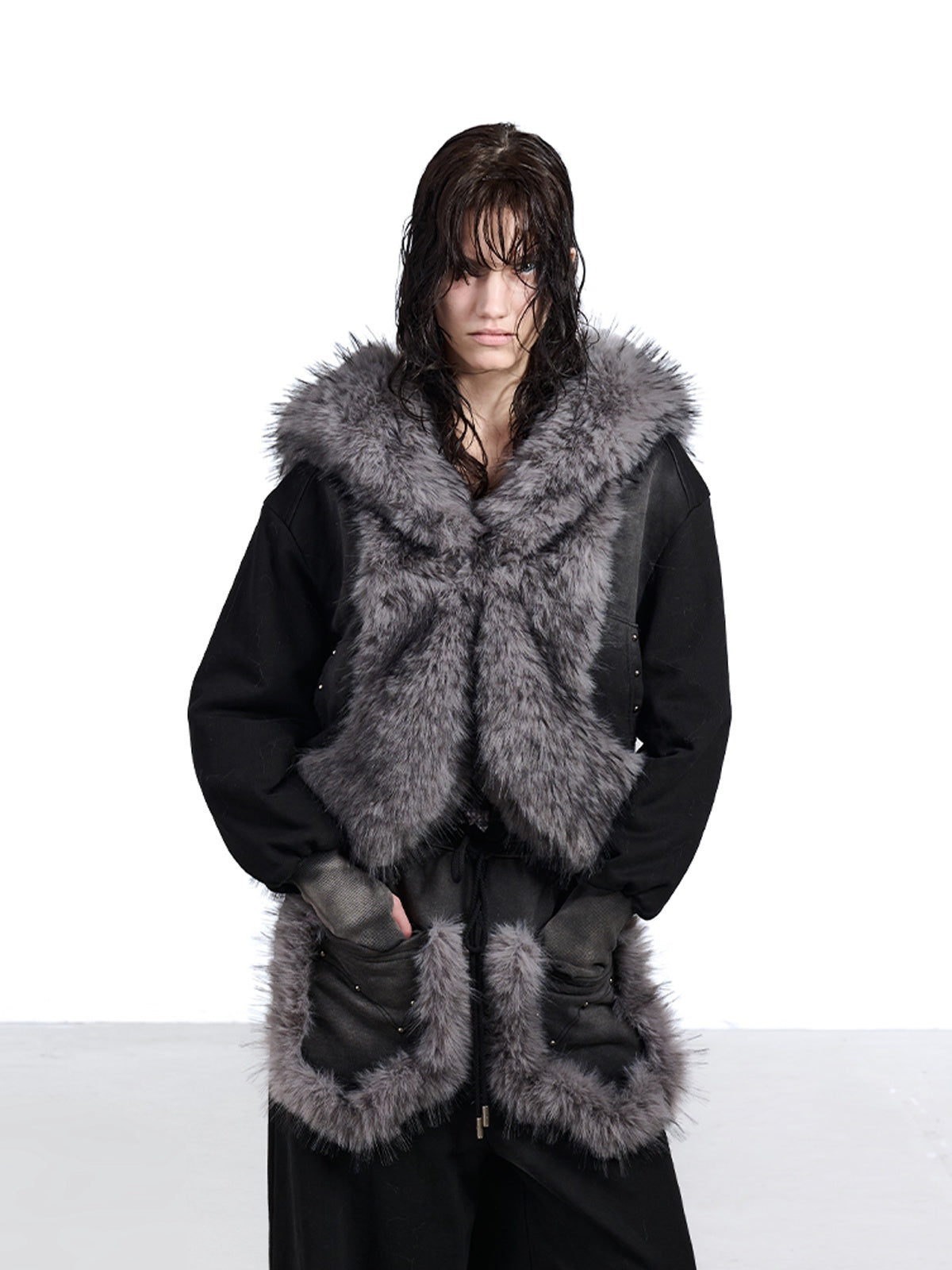 NORTH_NODE_Washed_Faux_Fur_Patchwork_Hooded_Women&