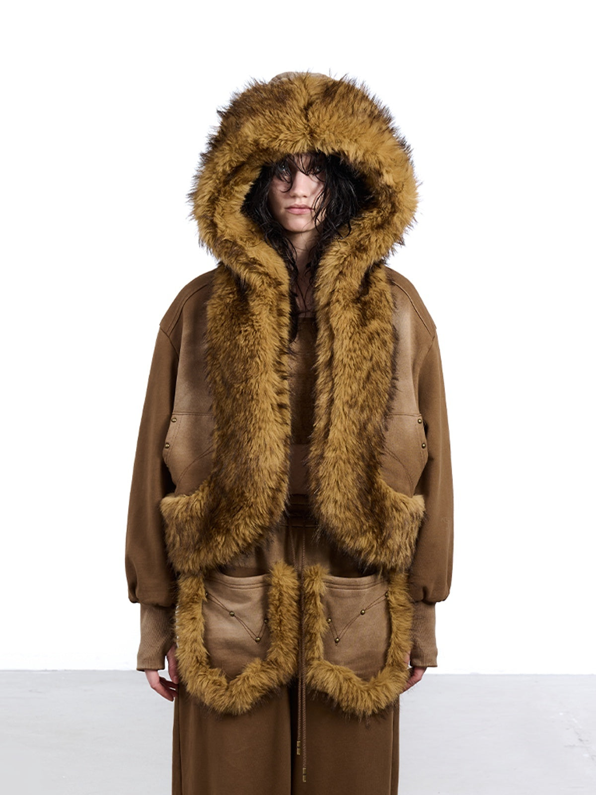 NORTH_NODE_Washed_Faux_Fur_Patchwork_Hooded_Women&