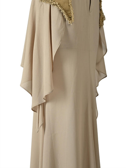 NORTH NODE Washed Khaki Panelled Ruffle Aline Women&