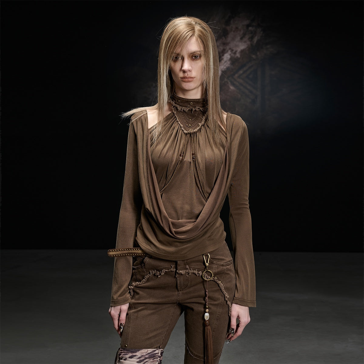 NORTH_NODE_Washed_Patchwork_Draped_Halter_Pleated_Women&