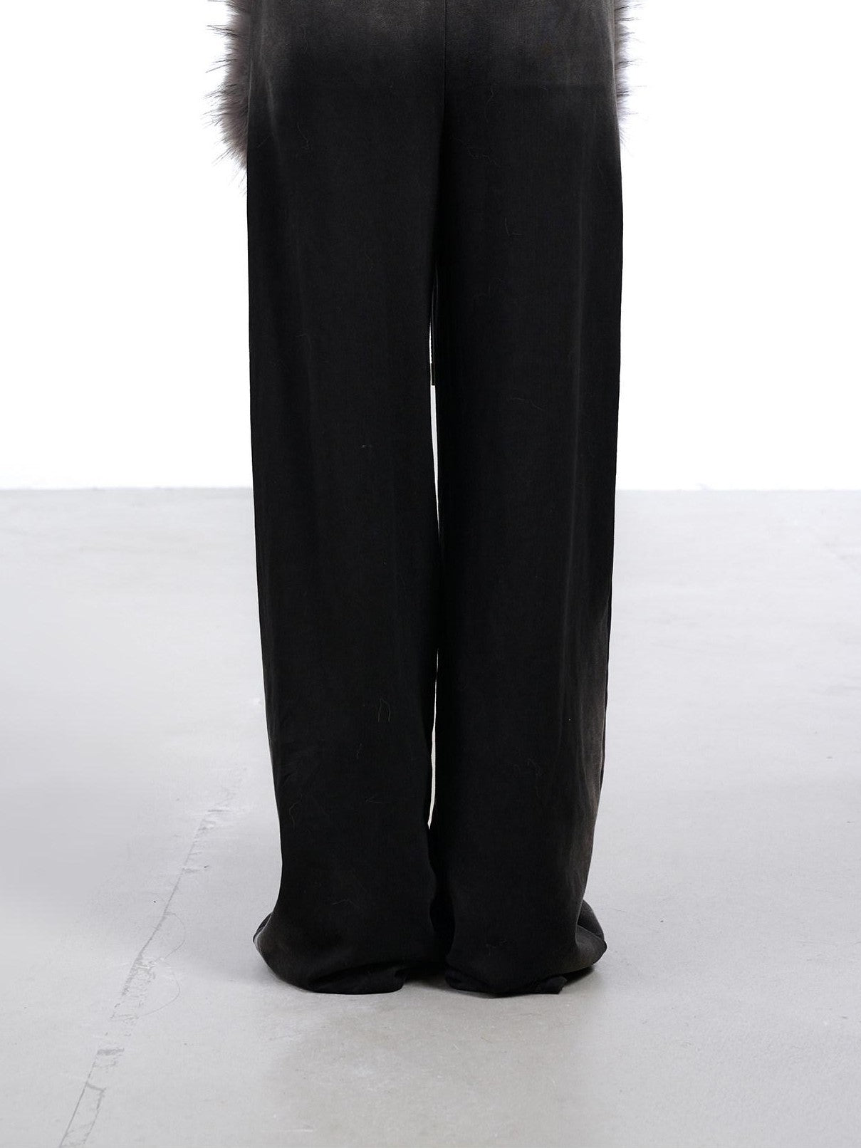 NORTH NODE Washed Patchwork Faux Fur Big Pocket Women&