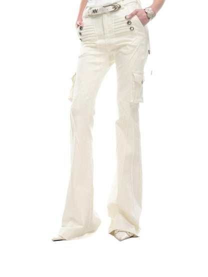 NORTH NODE Washed Pleated Deconstructed Utility Women&