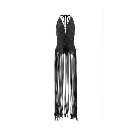 NORTH_NODE_Washed_Vintage_Faded_V-neck_Long_Tassel_Women&