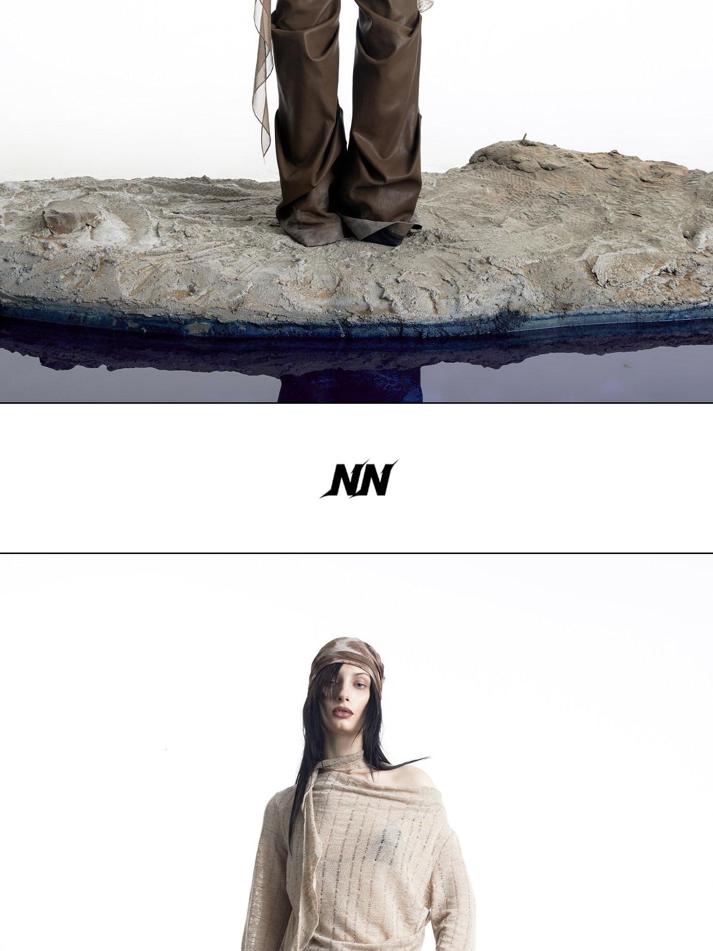 NORTH NODE Wasteland Asymmetric Lotus Ruffle Women&