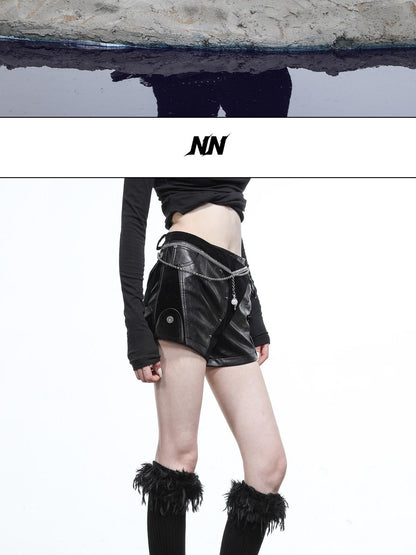 NORTH NODE Waxed Spliced Patchwork Panel Women&