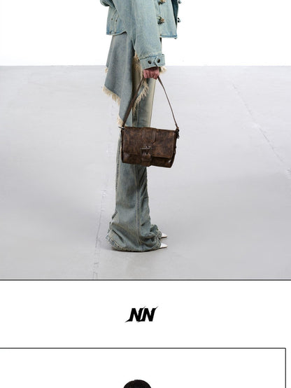 NORTH NODE White Duck Down Denim Lapel Loose Women&