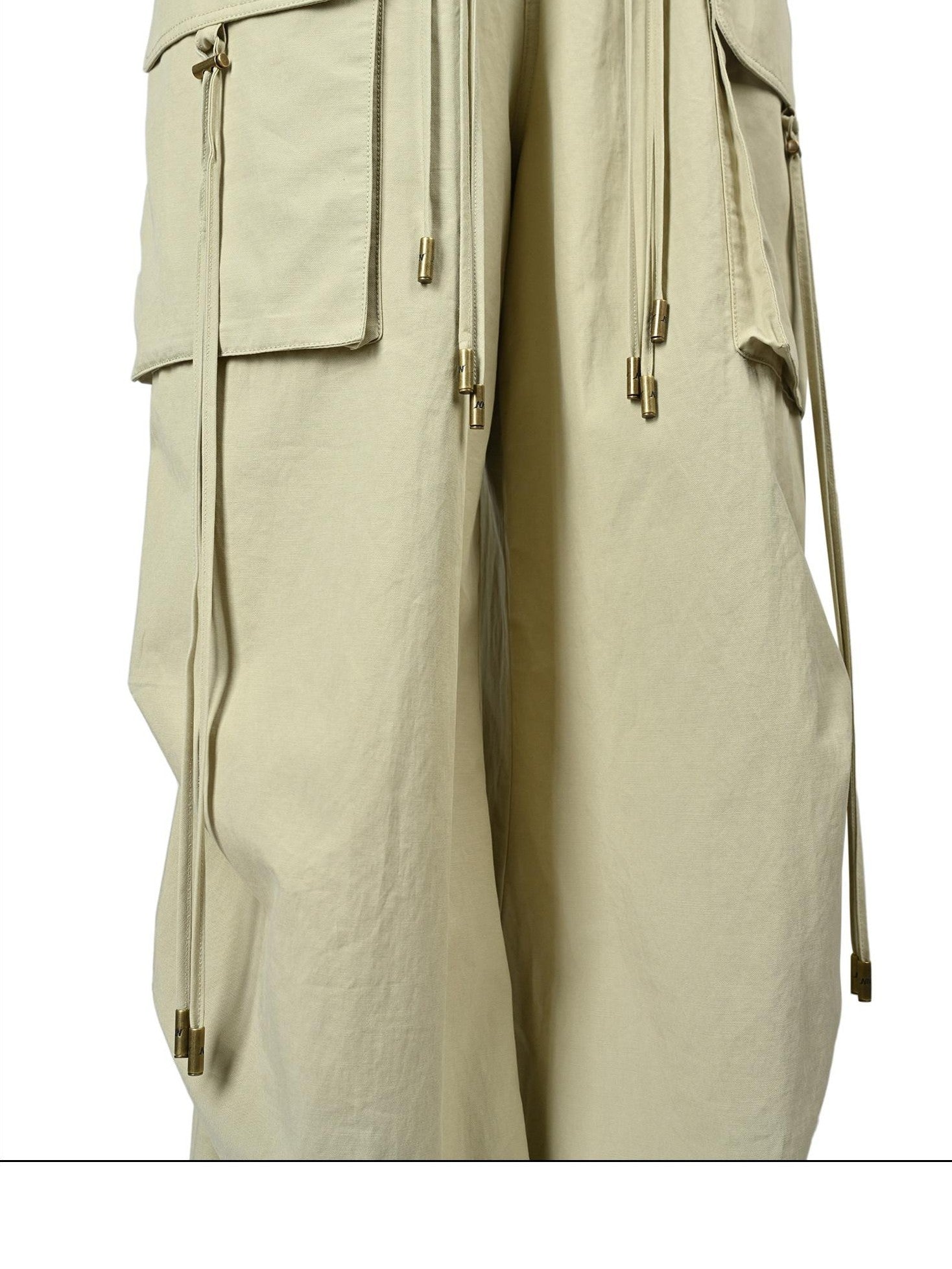 NORTH NODE Wide Leg Turnover Waist Paratrooper Utility Women&