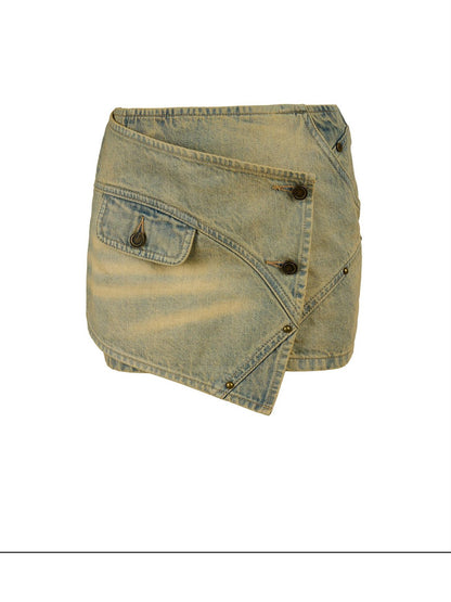 NORTH NODE Wilderness Postmark Print Asymmetric A Line Women&