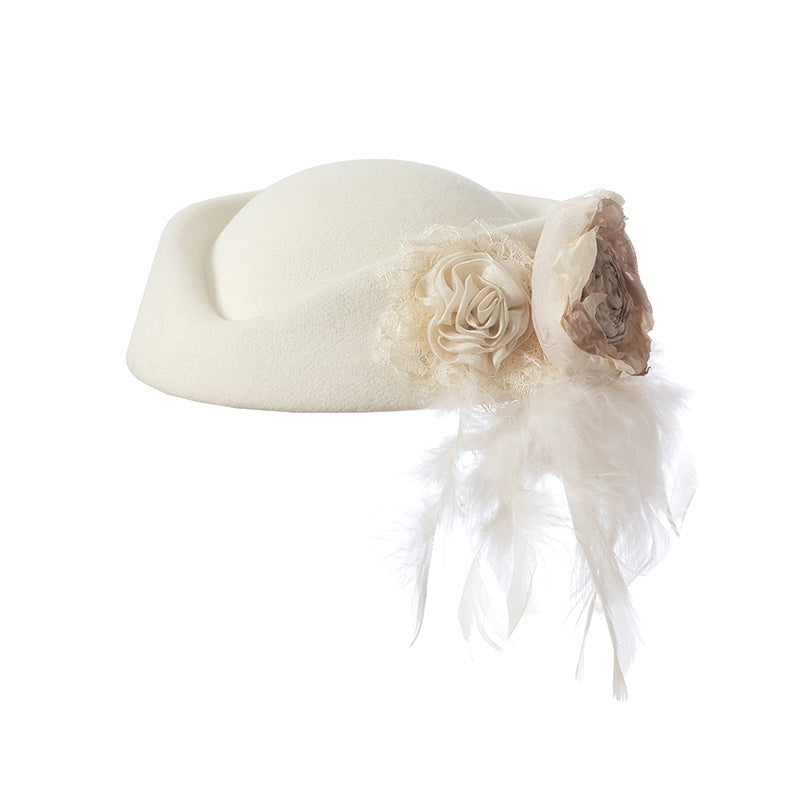 NO_ROMANCE_Baroque_English_Court_Lace_Equestrian_Top_Hat_Women&