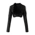NO_ROMANCE_Baroque_Punk_Embroidered_Low_Neck_Faux_Leather_Women&