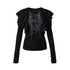 NO_ROMANCE_Dreamy_Butterfly_Print_Puff_Sleeve_Slim_Women&