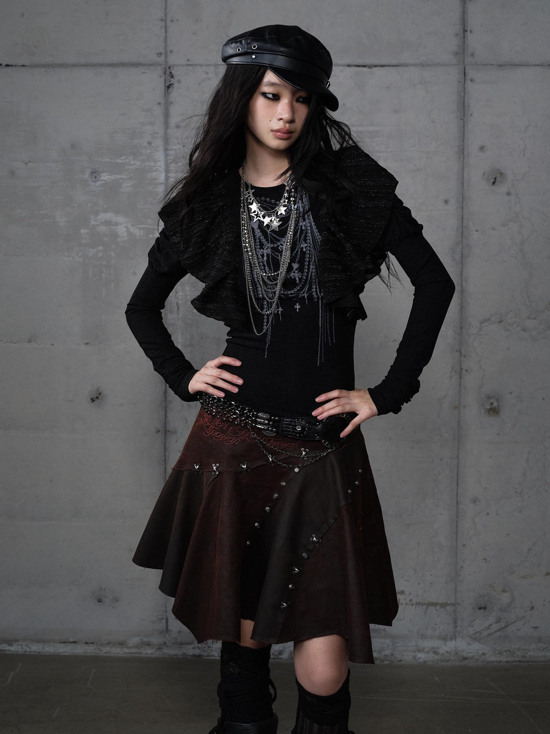 NO ROMANCE Dreamy Butterfly Print Puff Sleeve Slim Women&