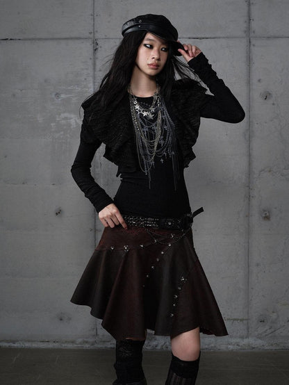 NO ROMANCE Dreamy Butterfly Print Puff Sleeve Slim Women&