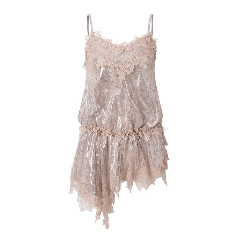 NO_ROMANCE_Dreamy_Irregular_Star_Lace_Drawstring_Strappy_Women&
