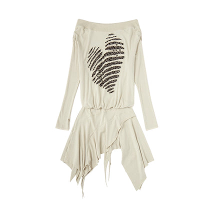 NO_ROMANCE_Embroidered_Off_Shoulder_Fitted_Waist_Punk_Long_Sleeve_Knit_Women_Dresses_MISSTT