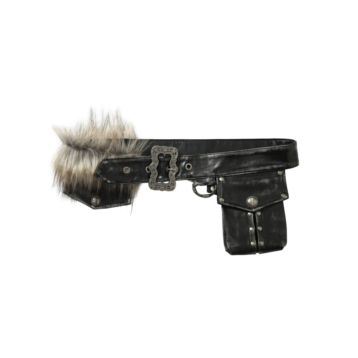 NO_ROMANCE_Hand_Rubbed_Black_Unique_Patina_Wide_Corset_Waist_Cincher_Women_Belt_MISSTT