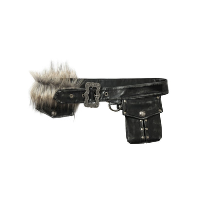 NO_ROMANCE_Hand_Rubbed_Black_Unique_Patina_Wide_Corset_Waist_Cincher_Women_Belt_MISSTT