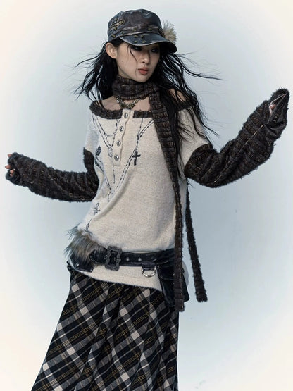 NO ROMANCE Hand Rubbed Black Unique Patina Wide Corset Waist Cincher Women Belt