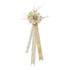 NO_ROMANCE_Ivory_Gold_Lace_Satin_Ribbon_Feather_Handmade_Women&