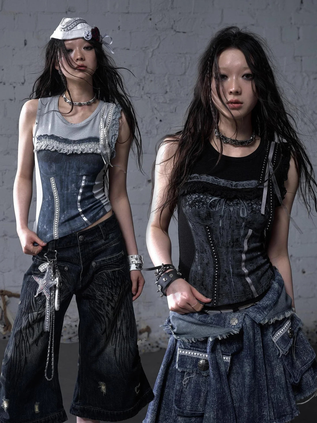 NO ROMANCE Lightweight Stretch Slim Fit Sleeveless Womens Breathable Cotton Blend Tank Top