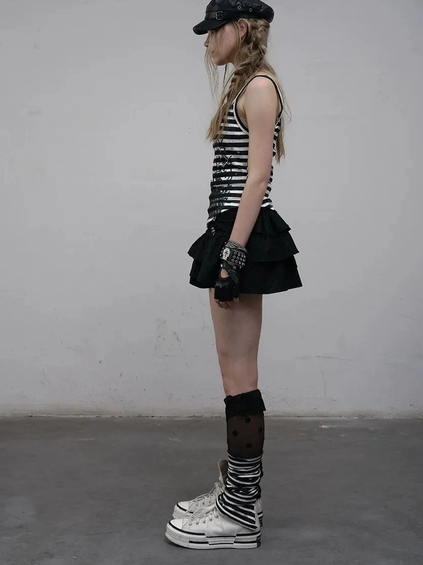 Lightweight Striped Spaghetti Strap Slim Fit Women Original Design Tank Top