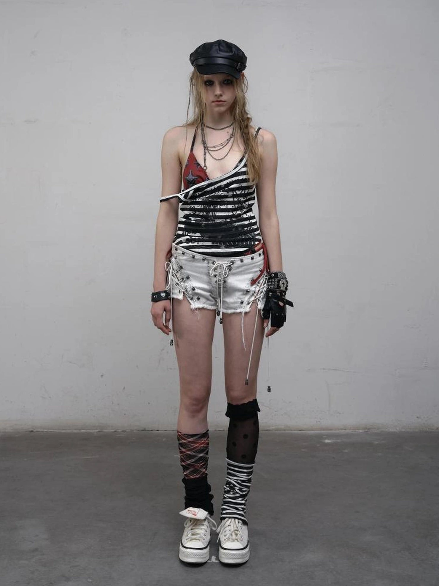 NO ROMANCE Lightweight Striped Spaghetti Strap Slim Fit Women Original Design Tank Top