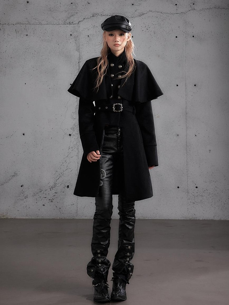 NO ROMANCE Napoleon Victorian Wool Blend Long Women&