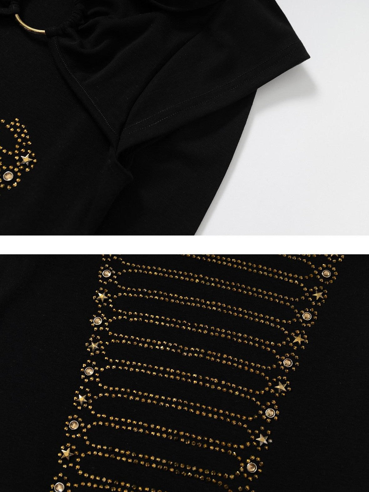 NO ROMANCE Napoleonic Rhinestone Slim Women&