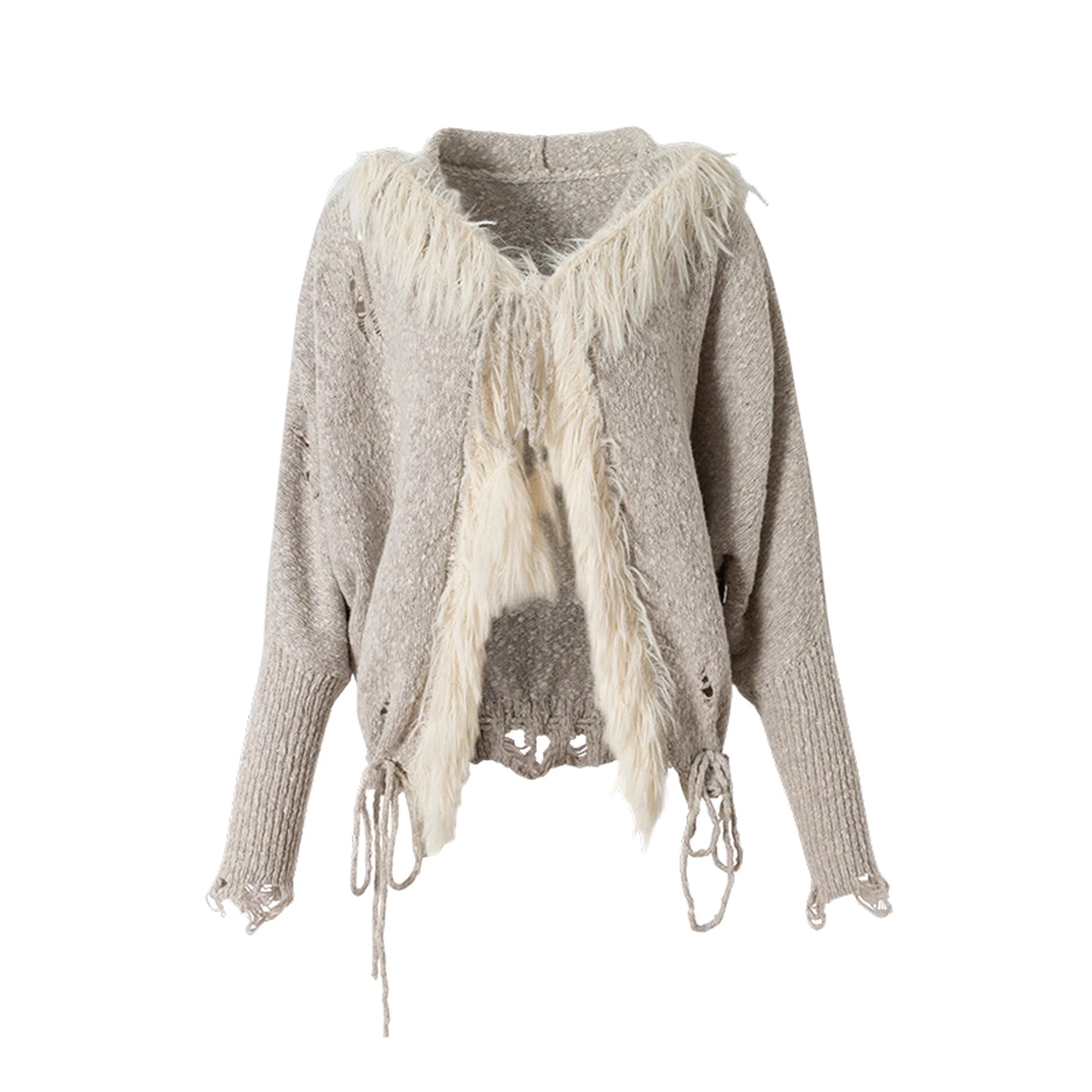 NO_ROMANCE_Oversized_Wool_Blend_Knit_Fringe_Open_Front_Cardigan_Batwing_Long_Sleeve_Sweater_MISSTT