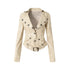 NO_ROMANCE_Printed_Zip_Up_Loose_Fit_Crew_Neck_Long_Sleeve_Women_Commuter_Khaki_Jacket_MISSTT