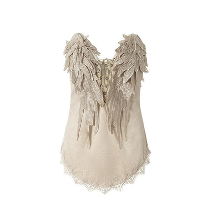 NO_ROMANCE_Regal_Knight_3d_Wing_Embroidery_Lace_Up_Women&