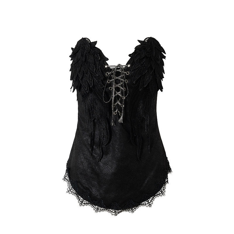 NO_ROMANCE_Regal_Knight_3d_Wing_Embroidery_Lace_Up_Women&
