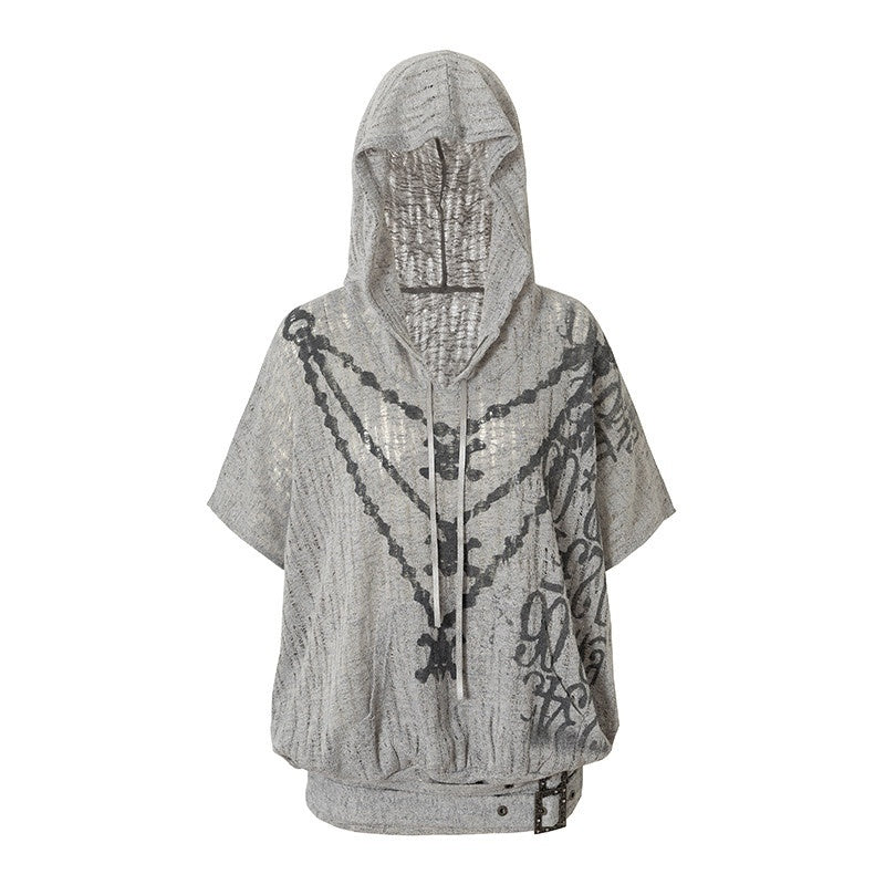 NO_ROMANCE_Ripped_Printed_Hooded_Batwing_Punk_Women&