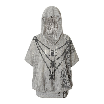 NO_ROMANCE_Ripped_Printed_Hooded_Batwing_Punk_Women&