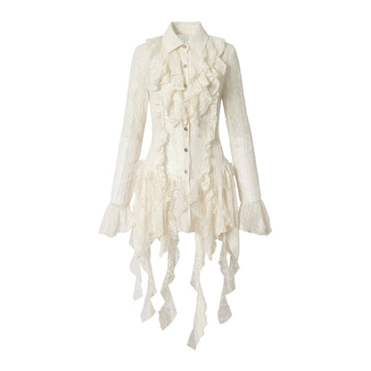 NO_ROMANCE_Romantic_Punk_Regal_Lace_Cutout_Asymmetric_Women&