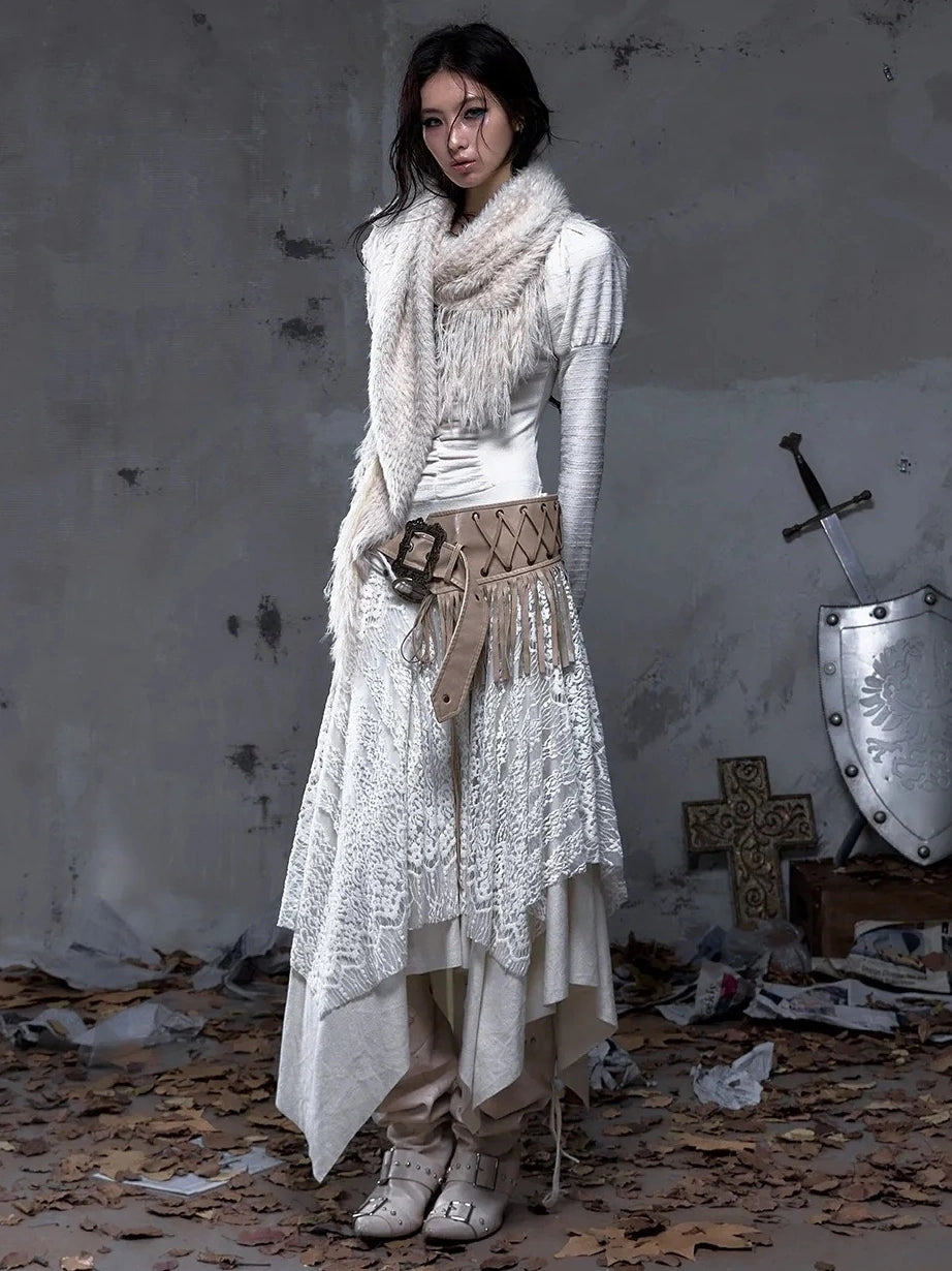 NO ROMANCE Soft Warm Solid Color Rectangular Neck Wrap For Women Black White Scarf