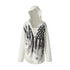 NO_ROMANCE_V-neck_Print_Lace_Panel_Loose_Fit_Women&