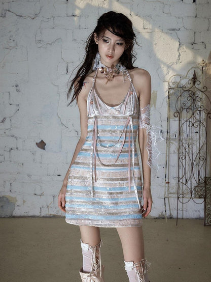 NO ROMANCE Vintage Baroque Embellished Sequin Women&