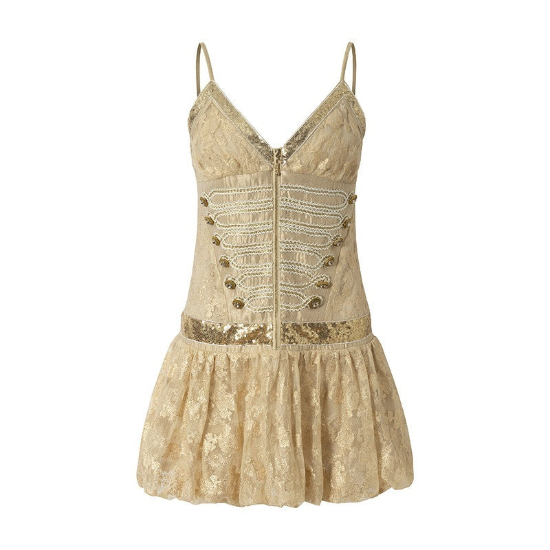 NO_ROMANCE_Vintage_Punk_Jacquard_Sequin_Napoleonic_Strappy_Women&