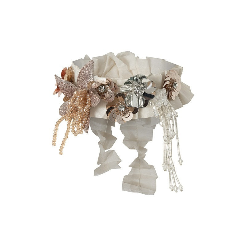NO_ROMANCE_Vintage_Regal_Pleated_Hand_Beaded_Floral_Women&