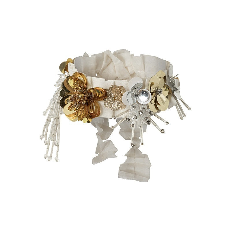NO_ROMANCE_Vintage_Regal_Pleated_Hand_Beaded_Floral_Women&
