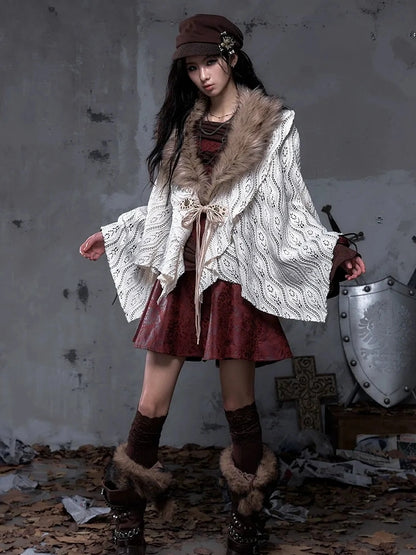 NO ROMANCE Warm Minimalist Style Women Office Casual Solid Color Beige Polyester Blouse