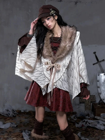 NO ROMANCE Warm Minimalist Style Women Office Casual Solid Color Beige Polyester Blouse