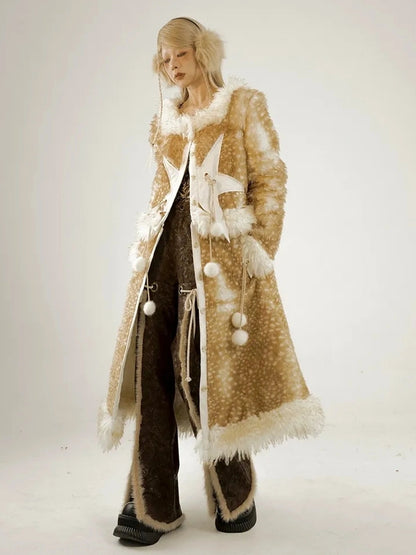 NO ROMANCE Warm Thick Padded Longline Stand Collar Long Sleeve Streetwear For Women Jacket