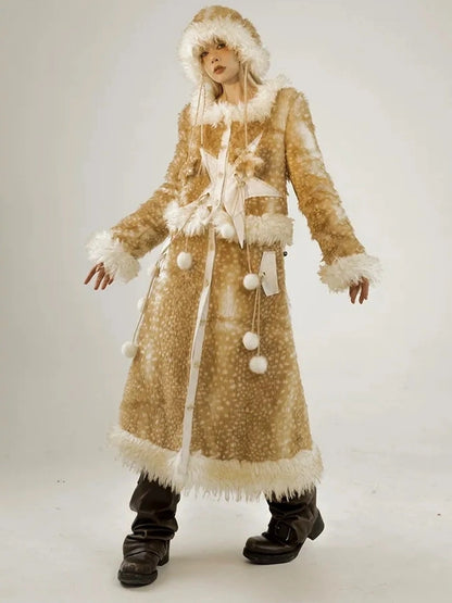 NO ROMANCE Warm Thick Padded Longline Stand Collar Long Sleeve Streetwear For Women Jacket