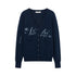 Update Achihara Achihara 2025 Knit Cardigan With Print V-Neck T-Shirt Long-Sleeve