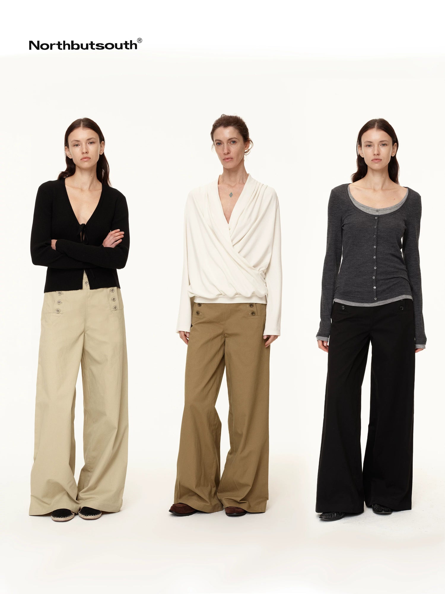 Navy Deck Multi Button Relaxed Fit Women&