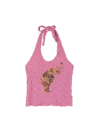 Sunset Duo Sleeveless Crop Tee