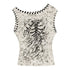 Nico_Molly_Abstract_Ribbon_High_Waist_Hip_Skirt_Cropped_Vest_Women&